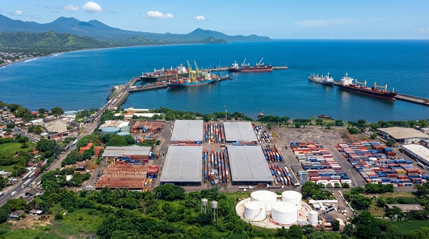 Puerto de El Salvador — importación desde China